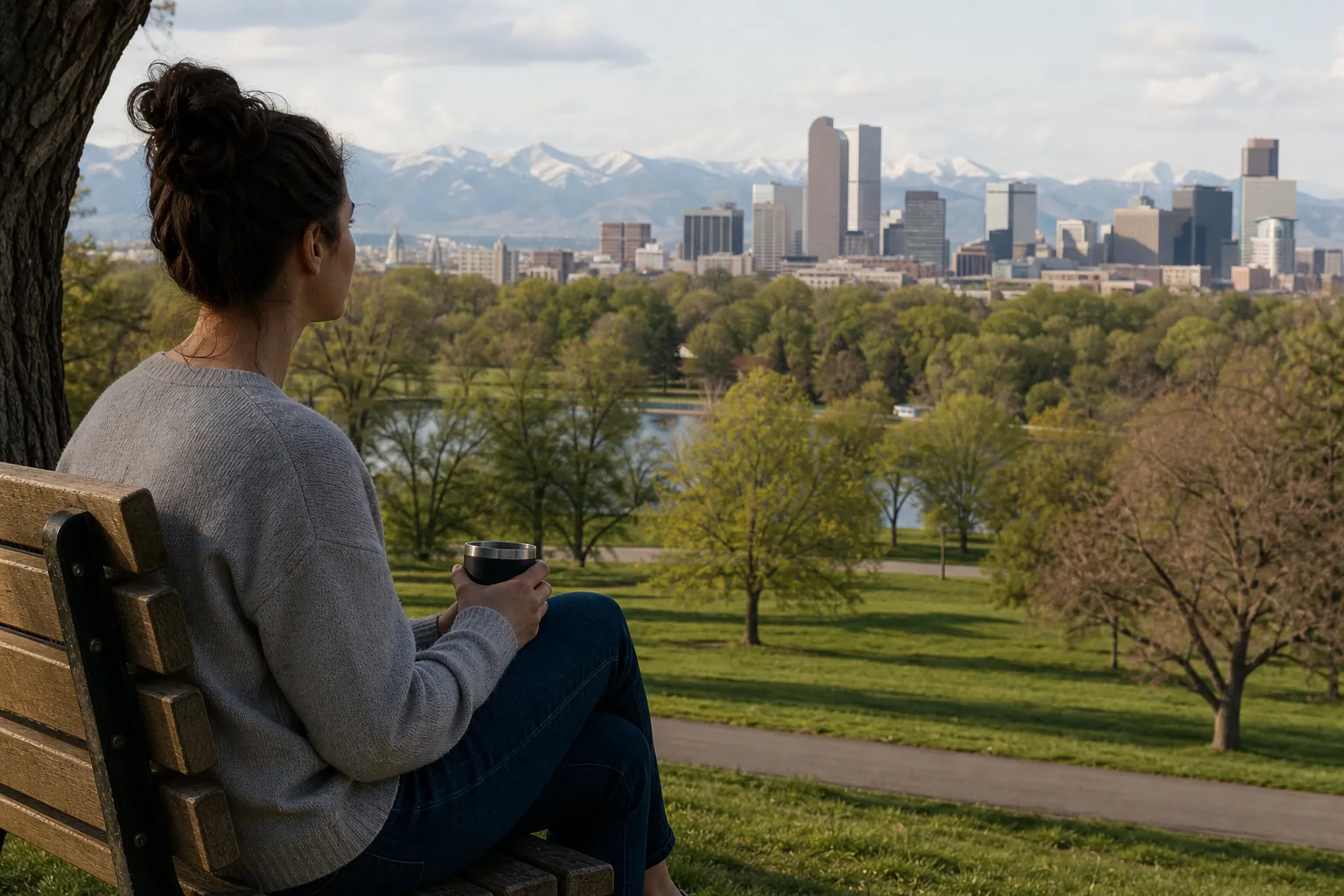 Seeking Help Before Feeling Ready For Treatment In CO - Quiet Reflection on a Bench Overlooking Quiet Reflection on a Bench Overlooking; Seeking Help Before Feeling Ready For Treatment In CO, Denver, CO