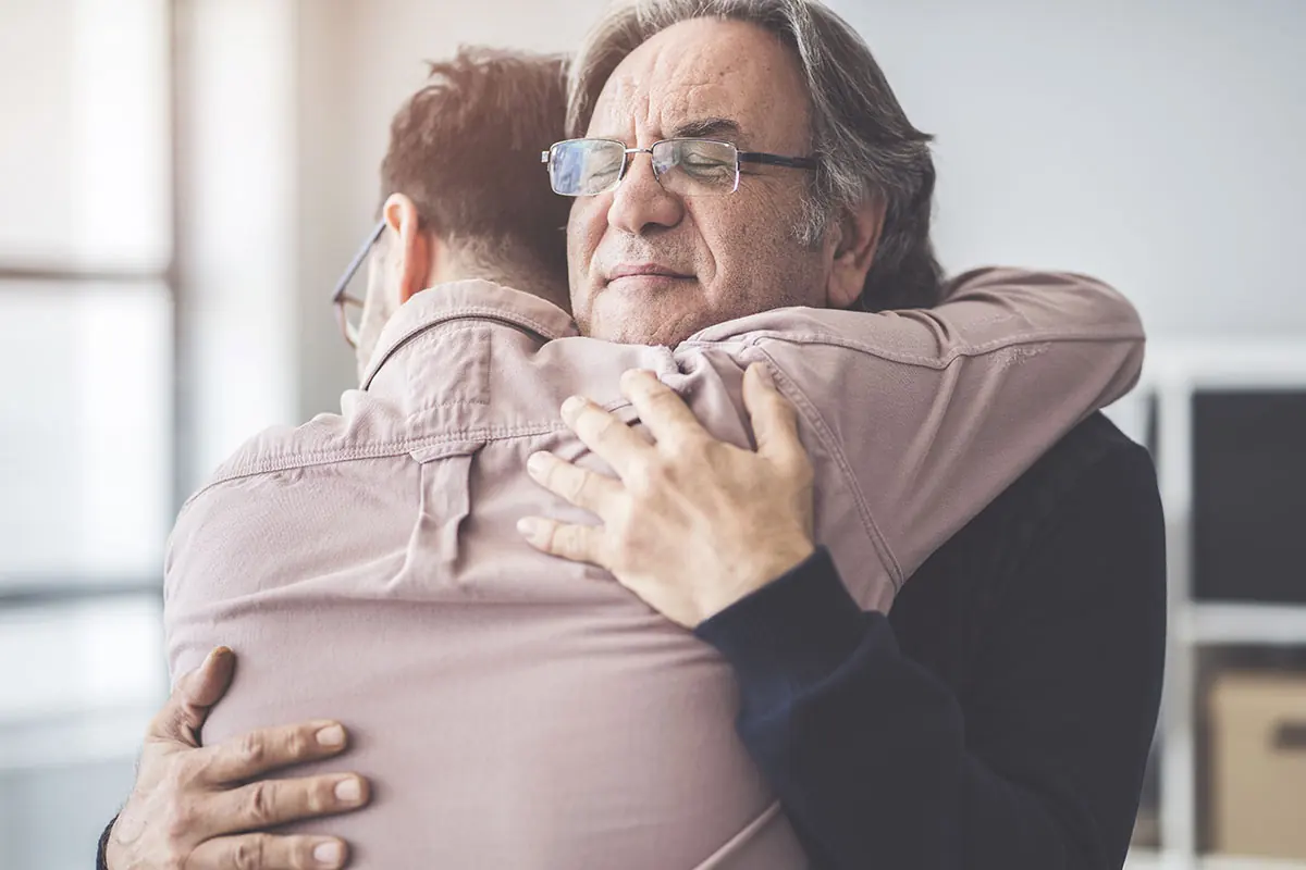 two people showing ways to support a loved one during treatment