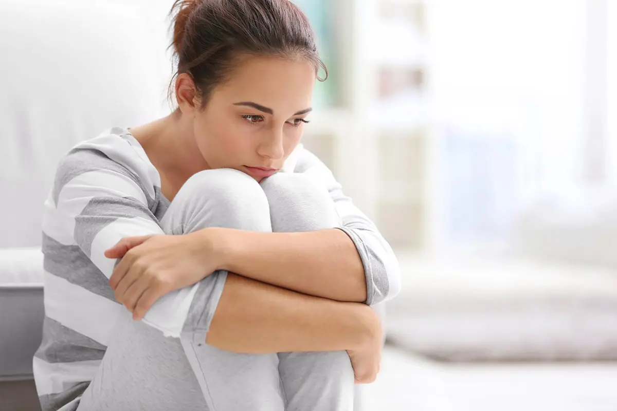 woman staying sober during difficult events