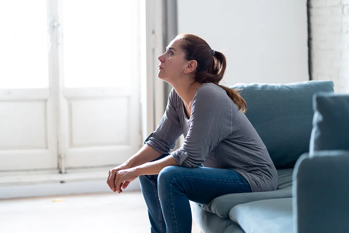 woman dealing with change at a recovery center