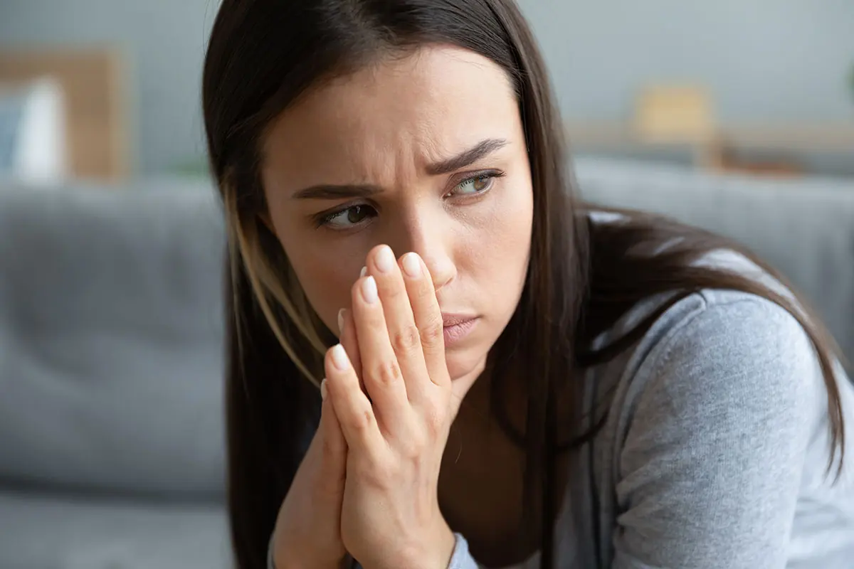 troubled young woman wondering can you get withdrawals from stopping marijuana