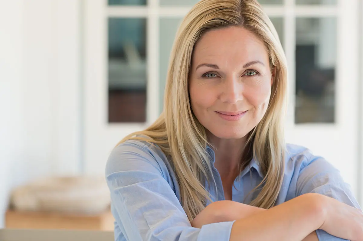 Woman considering an alcohol treatment center