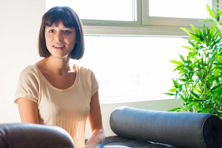 a woman asks what will she will learn in women's therapy