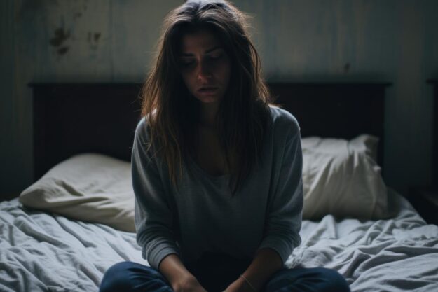 Is Adderall Like Meth woman seated alone in her darkened bedroom wondering is adderall like meth