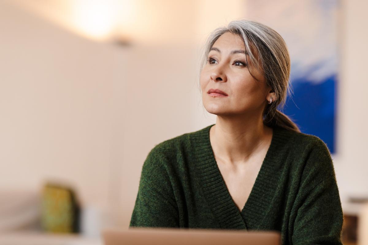 older, professional looking woman asking, "Can I just smoke wee after treatment."